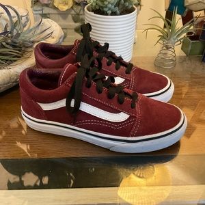 VANS KIDS OLD SKOOL SKATE SHOES SZ 2.5